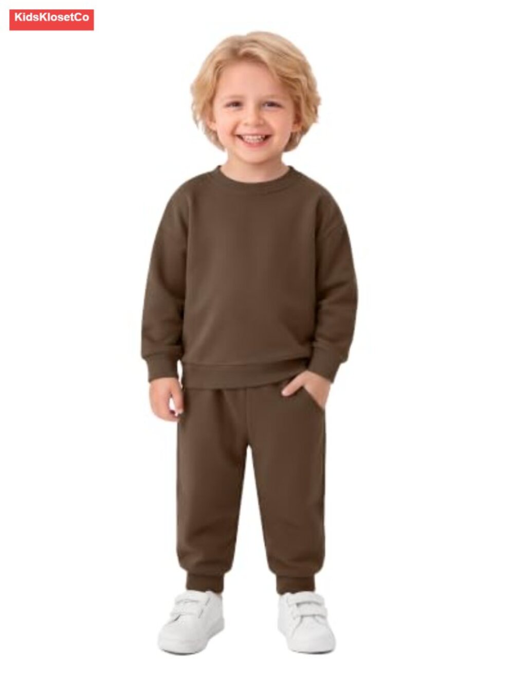 Toddler Boy Sweatsuit Cotton Blend Pull-On Pants Set